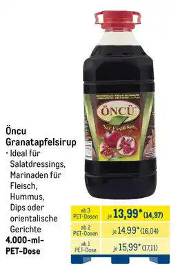 METRO Öncu Granatapfelsirup Angebot