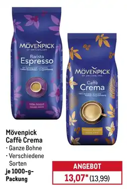 METRO Mövenpick Caffè Crema Angebot