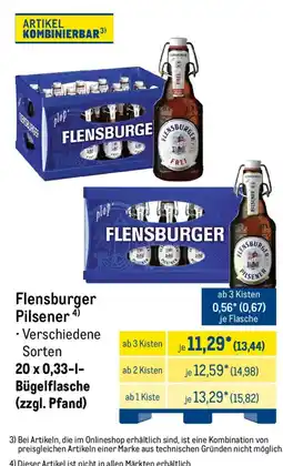 METRO Flensburger Pilsener Angebot