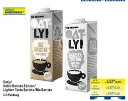 METRO Oatly! Hafer Barista Edition/ Lighter Taste Barista/Bio Barista Angebot