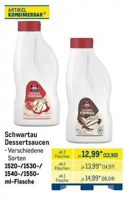 METRO Schwartau Dessertsaucen Angebot
