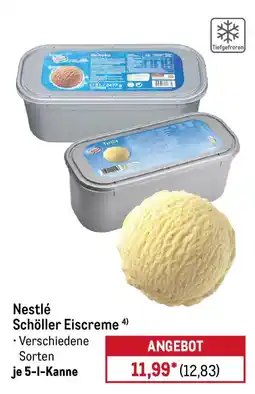 METRO Nestlé Schöller Eiscreme Angebot