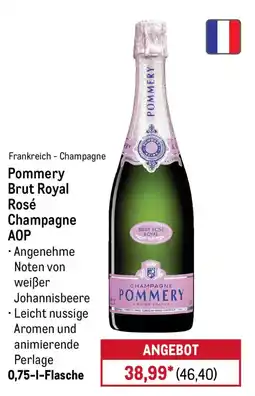 METRO Pommery Brut Royal Rosé Champagne AOP Angebot