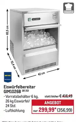 METRO Eiswürfelbereiter GIM1026B Angebot