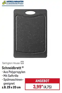 METRO Tarrington House Schneidbrett Angebot
