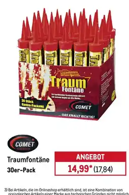 METRO Traumfontäne COMET Angebot
