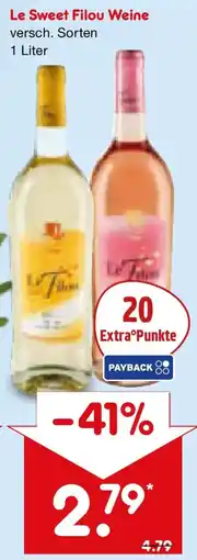 Netto Marken-Discount Le Sweet Filou Weine Angebot