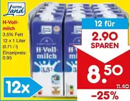 Netto Marken-Discount GUTES Land H-Vollmilch Angebot