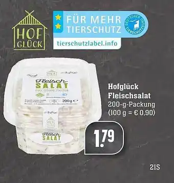 Scheck-in-Center Hofglück Fleischsalat Angebot