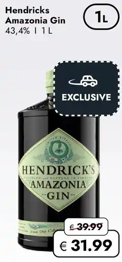 Travel Free Hendricks Amazonia Gin Angebot
