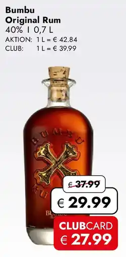 Travel Free Bumbu Original Rum Angebot