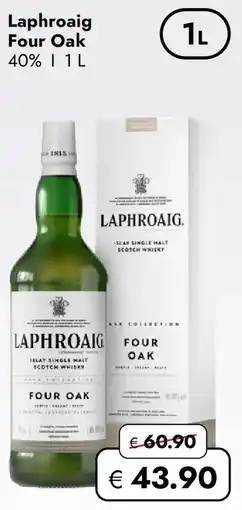 Travel Free Laphroaig Four Oak Angebot