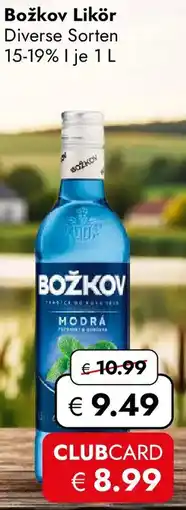 Travel Free Božkov Likör Angebot