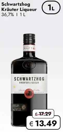 Travel Free Schwartzhog Kräuter Liqueur Angebot