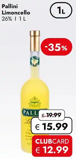 Travel Free Pallini Limoncello Angebot