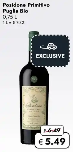 Travel Free Posidone Primitivo Puglia Bio Angebot