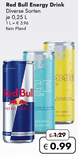 Travel Free Red Bull Energy Drink Angebot