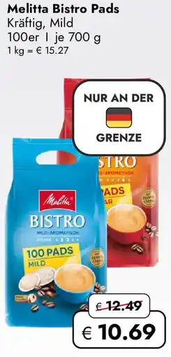 Travel Free Melitta Bistro Pads Angebot