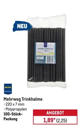 METRO Metro Mehrweg Trinkhalme Angebot
