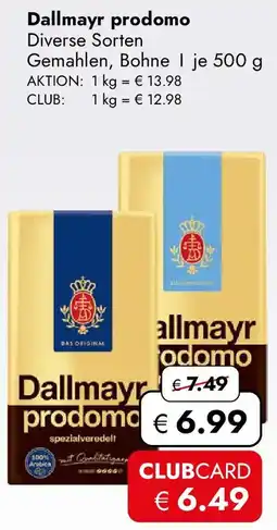 Travel Free Dallmayr prodomo Angebot