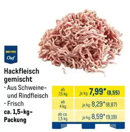 METRO METRO Chef Hackfleisch gemischte Angebot