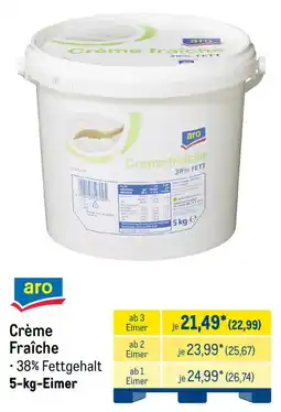METRO aro Crème Fraîche Angebot