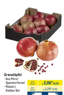 METRO Granatäpfel Angebot
