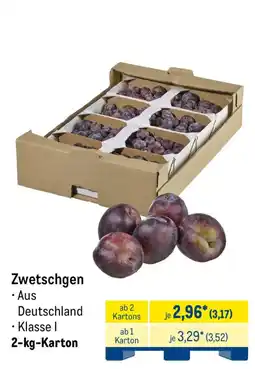 METRO Zwetschgen Angebot