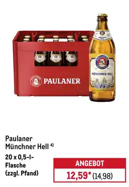 METRO Paulaner Münchner Hell Angebot