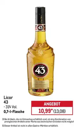 METRO Licor 43 Angebot
