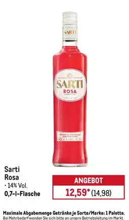 METRO Sarti Rosa Angebot