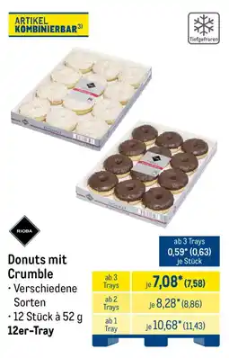 METRO RIOBA Donuts mit Crumble Angebot