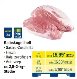 METRO Kalbskugel hell Angebot