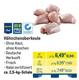 METRO Hähnchenoberkeule Angebot