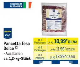 METRO Pancetta Tesa Dolce Angebot
