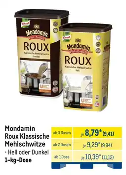 METRO Mondamin Roux Klassische Mehlschwitze Angebot