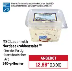 METRO MSC Lauenroth Nordseekrabbensalat Angebot