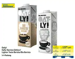 METRO Oatly! Hafer Barista Edition/ Lighter Taste Barista/Bio Barista Angebot