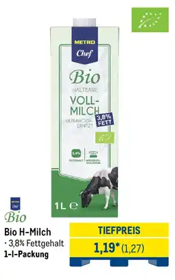 METRO Metro Chef Bio H-Milch Angebot