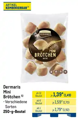 METRO Dermaris Mini Brötchen Angebot