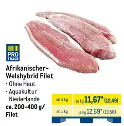 METRO PRO TRACE Afrikanischer-Welshybrid Filet Angebot