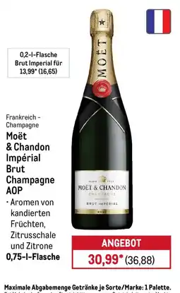 METRO Moët & Chandon Brut Imperial Champagne AOP Angebot