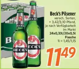 inkoop Beck's Pilsener Angebot