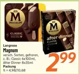 inkoop Langnese Magnum Angebot