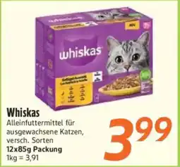 inkoop Whiskas Alleinfuttermittel für ausgewachsene Katzen Angebot