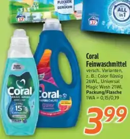 inkoop Coral Feinwaschmittel Angebot