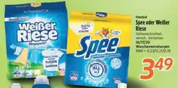 inkoop Henkel Spee oder Weißer Riese Vollwaschmittel Angebot