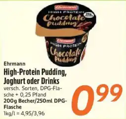 inkoop Ehrmann High-Protein Pudding Angebot
