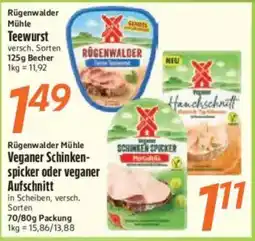 inkoop Rügenwalder Mühle Teewurst Angebot