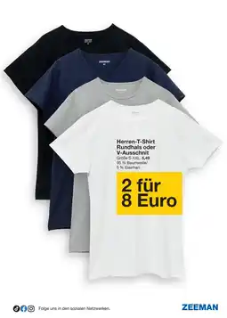 Zeeman Herren-T-Shirt ZEEMAN Angebot